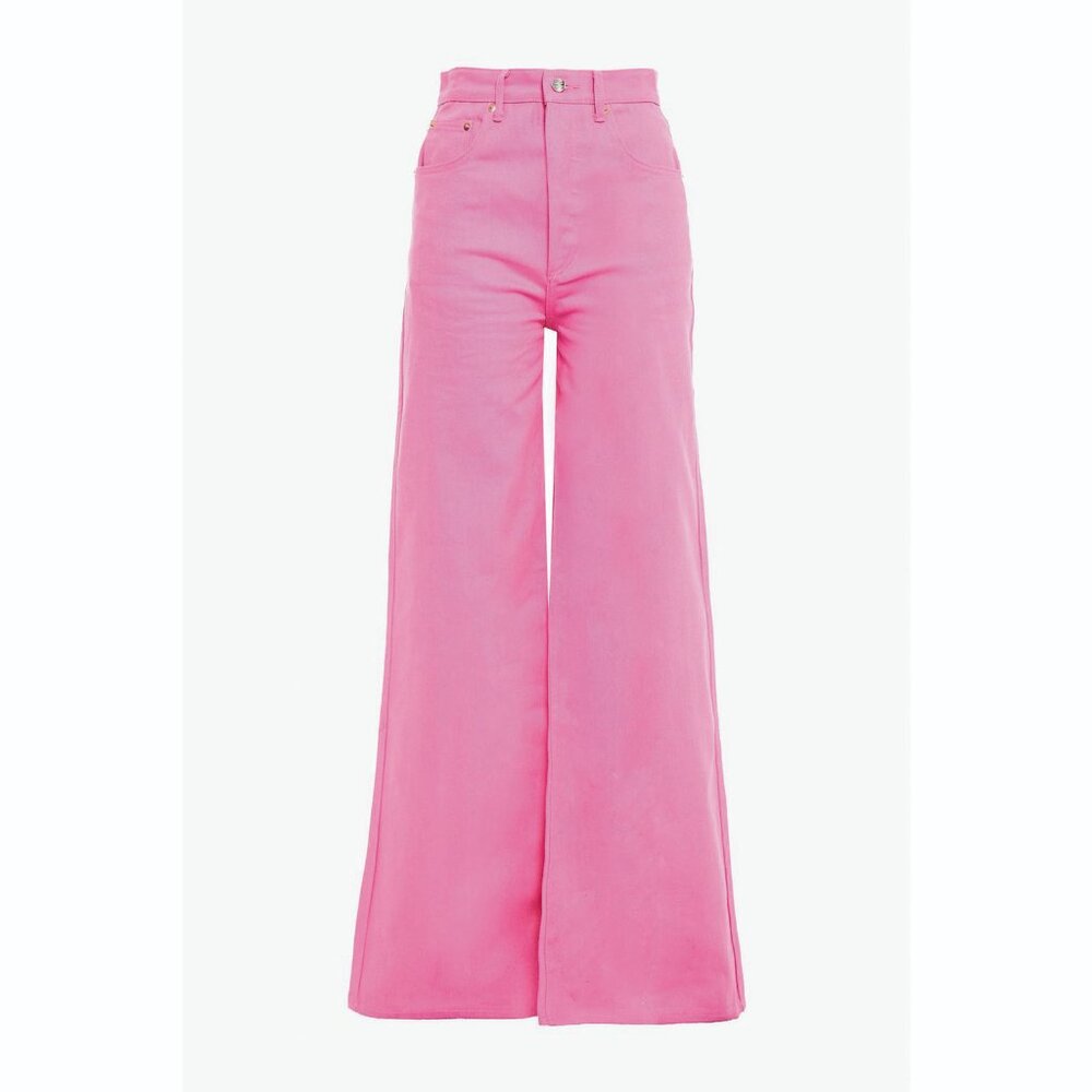 Solace London High Rise Wide Leg Jean Pink – US 6